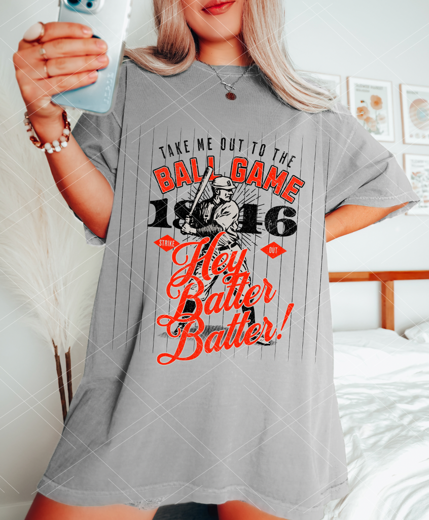 1846 Take me out to the ballgame COMPLETED TEE