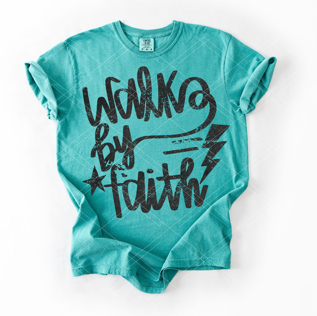 Walking By Faith- Completed Tee
