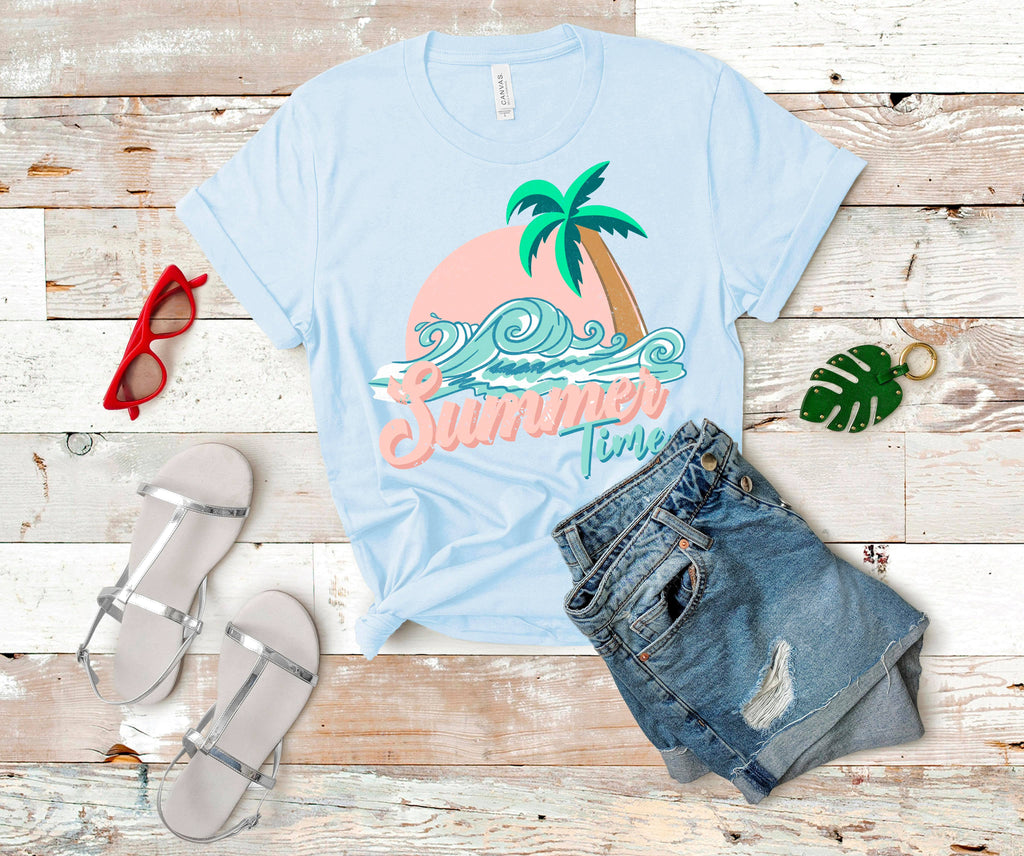 Summertime with Palm Tree
