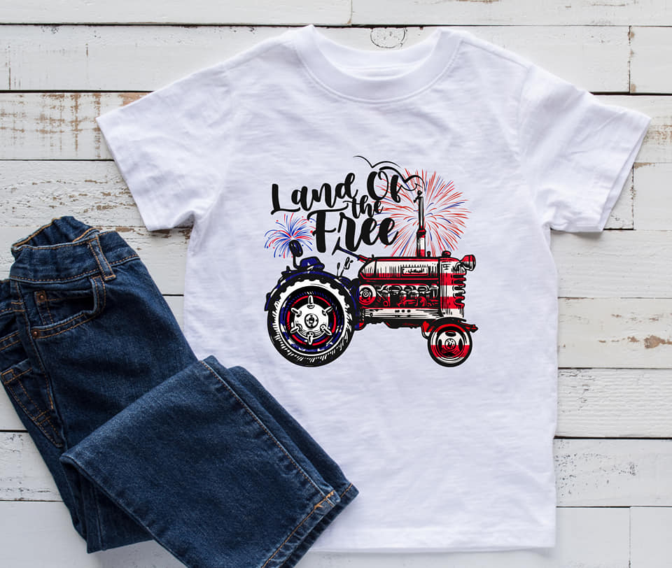 Land of the Free Tractor - Youth and Adult
