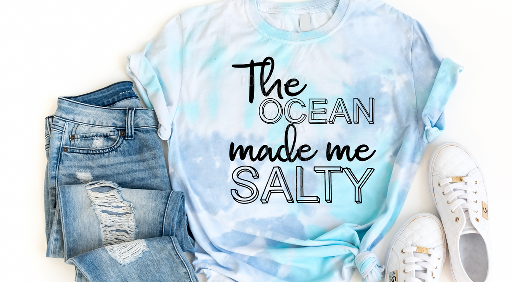 The Ocean Made me Salty- Print Only