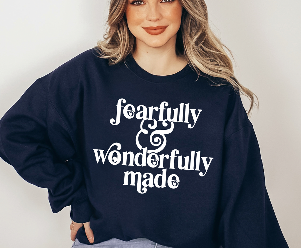 Fearfully and Wonderfully made- Puff Print