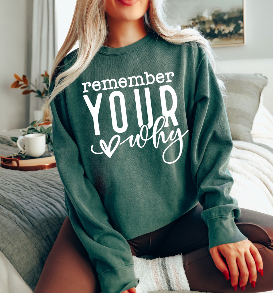 Remember your Why- Puff Print