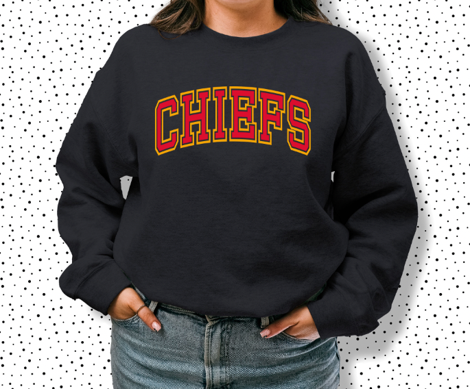 Chiefs Collection- 1/2 Puff Print