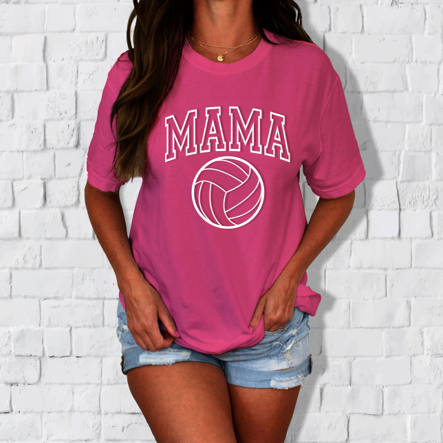 MAMA Varsity with Volleyball-Puff
