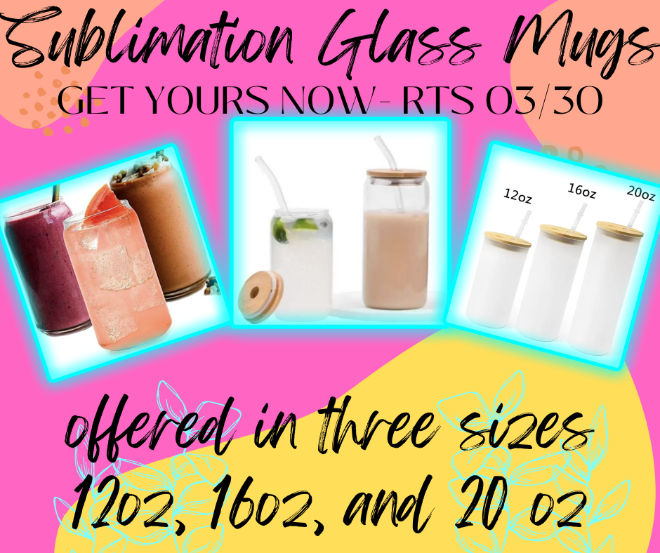 Glass Sublimation Mugs