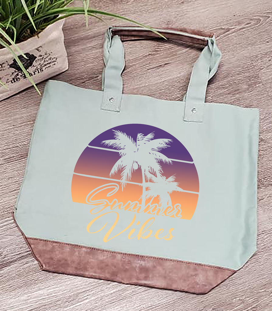 SUMMER VIBES FOR TOTE BAG