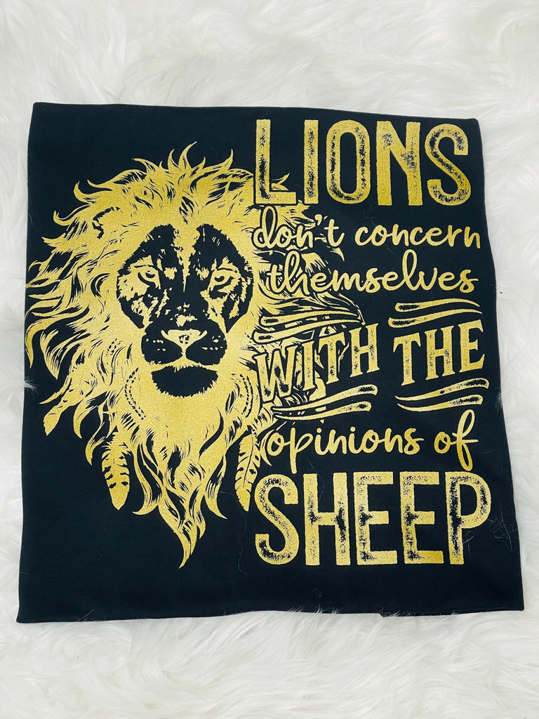 Lions dont concern themselves-Screen Print Only