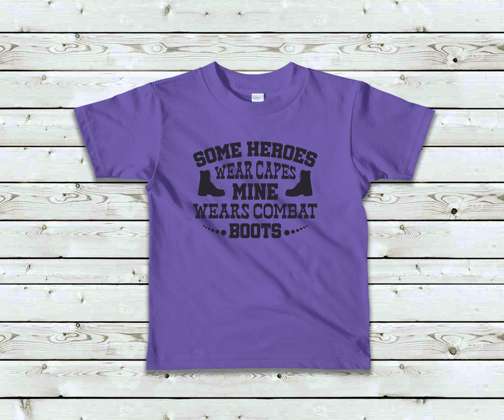 MY HERO WEARS COMBAT BOOTS